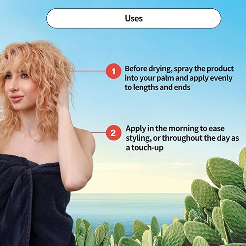 Shaeri Volumizing Hair Spray - Natural Detangling & Heat Protection - 3.38 oz