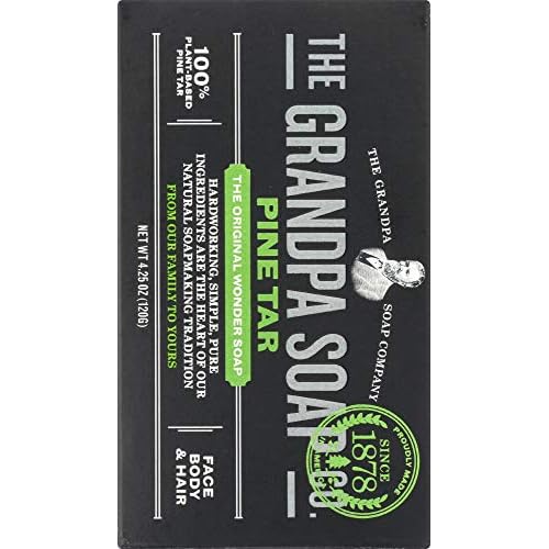 Grandpas Grandpa Pine Tar Soap Lg 4.25 Oz by Grandpa's