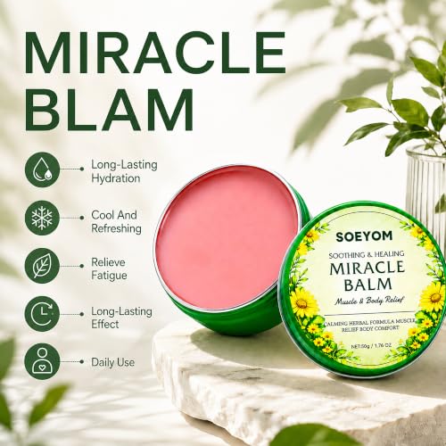 SOEYOM Miracle Balm for Varicose Veins & Muscle Relief - 1.76oz
