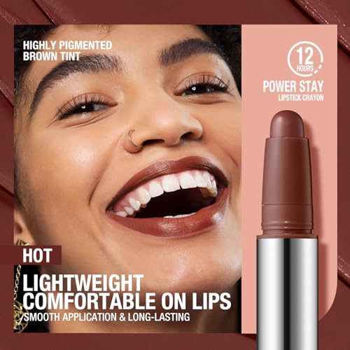 Erinde Tomato Coral Red Matte Lipstick Crayon, Waterproof Long Lasting Lip Liner Pencil for Women, High Pigment Creamy Velvet Neutral Lipstick, Vegan & Cruelty-Free, 05