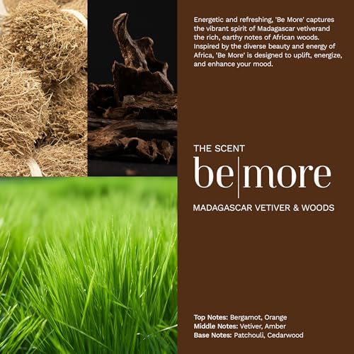 Hand & Body Wash - Shea, Baobab & Aloe Infused - BE MORE (Madagascar Vertiver & Woods)