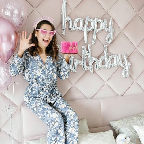 Pink Birthday Girl Headband & Sunglasses Party Kit - Jaciya Celebration Accessories