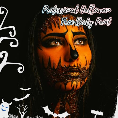 Orange Water-Based Face & Body Paint 70ml Tube