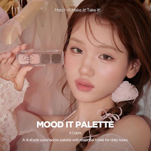 lilybyred Mood It Palette - 4-Shade Korean Eyeshadow for Daily Wear