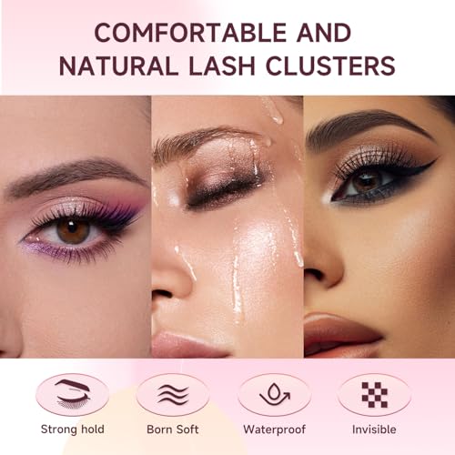 Lash Clusters Kit 640Pcs 8-16MM DD-Curly Eyelash Extensions