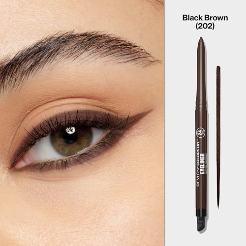 Revlon ColorStay Waterproof Eyeliner Pencil, 24HR Wear