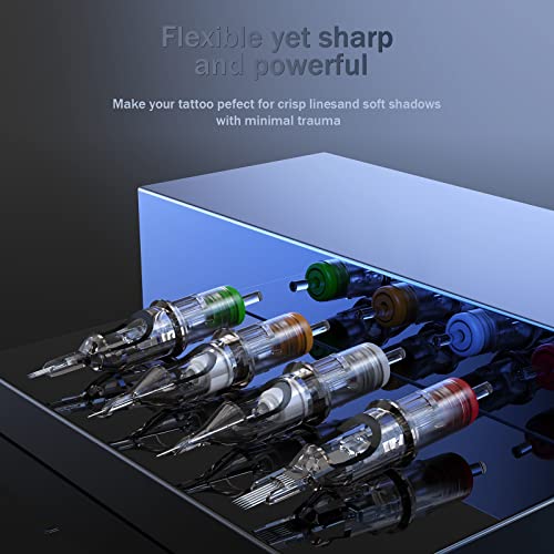 EZ Tattoo Cartridge Needles #12 5RL Round Liner 20pcs