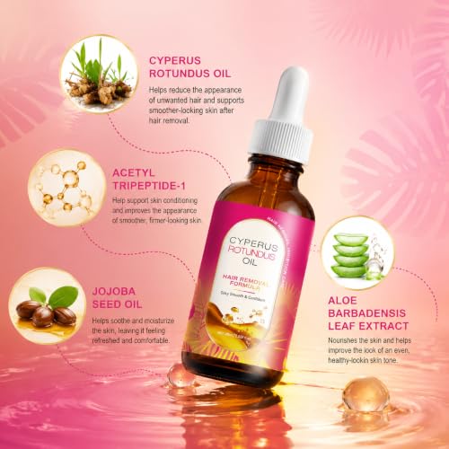 Cyperus Rotundus Oil for Hair Removal & Skin Moisturizing
