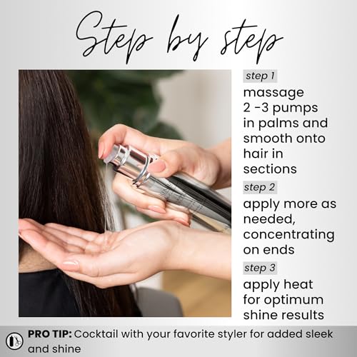 Kenra Platinum Silkening Gloss | Brilliant Shine Polish | Tames Frizz & Smooths Flyaways | Lightweight Formula | Protects Against Humidity | Smooths Dry Ends | Medium To Coarse Hair