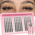 Eyelash Clusters Kit with Adhesive & Applicator – DIY Lash Extensions