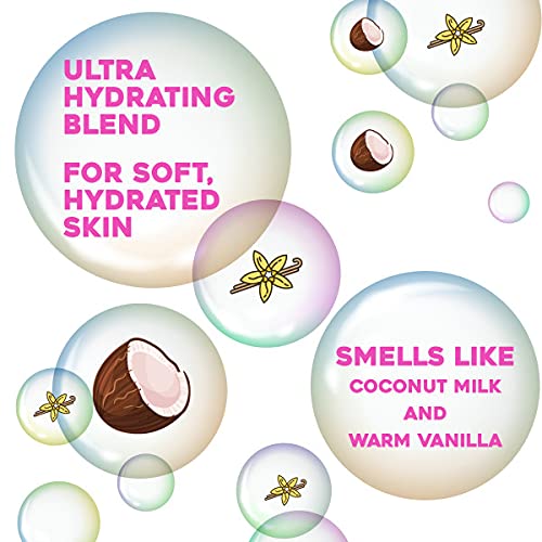 OGX Extra Creamy + Coconut Miracle Oil Ultra Moisture Body Wash, 58.5 Fl Oz, Pack of 3