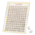 LAVONE Lash Clusters 140 Pcs D Curl DIY Eyelash Extensions