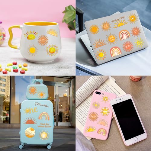 100 PCS Boho Sunshine Temporary Tattoos for Kids