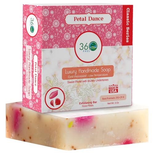 360Feel Cut Flower Soap -5oz Handmade Soap bar -Floral with undertones- Pure Essential Oil Natural Soaps Gift ready
