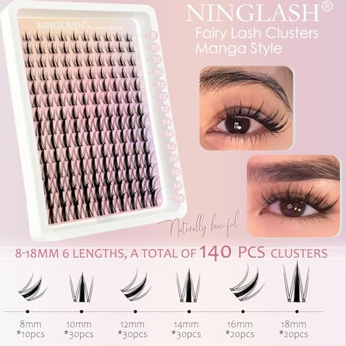 Fairy Lash Clusters - Wispy Eyelash Extensions 8-18MM