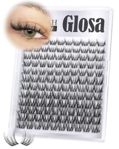Glosa Lash Clusters 10-18mm Wispy Eyelash Extensions