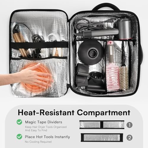 Professional Hairstylist Backpack with Heat-Resistant Compartments