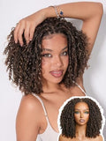Frodio 12" Micro Twist Curly Lace Frontal Wig - Pre-Styled