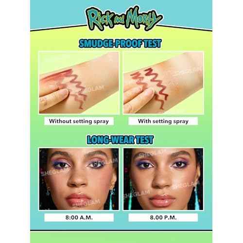 SHEGLAM Pickle Rick Setting spray Long-Lasting Face Mist Makeup Setting for Perfect Makeup