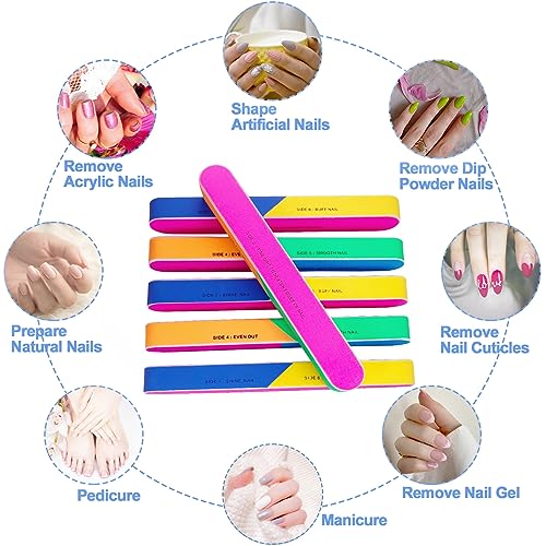 7-Way Nail Buffer Block Set (6 Pcs) for Natural Nail Shine