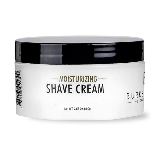 Burke Avenue Moisturizing Shave Cream – Protects Skin from Irritation & Razor Burn | Hydrating Rich Lather | Sensitive Skin Approved