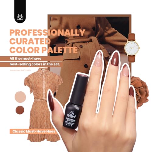 Beetles 44pcs Gel Nail Polish Set with Base & Top Coats