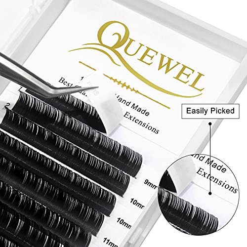 QUEWEL 0.15mm D Curl Lash Extensions Mix 8-15mm Classic