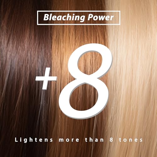 Hair Bleach Powder for Hair 45g - Professional Lightening Lift Up to 8 Levels with Variation 1.59 Ounce