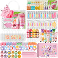 136 PCS Party Favors Bags for Eye Mask Lip Balm Hand Cream & Face Mask Skincare, Foot Spa Bath Bomb & Headband, Bachelorette Party, Retirement Graduation, Friendship, Sister & Birthday Gifts for Women