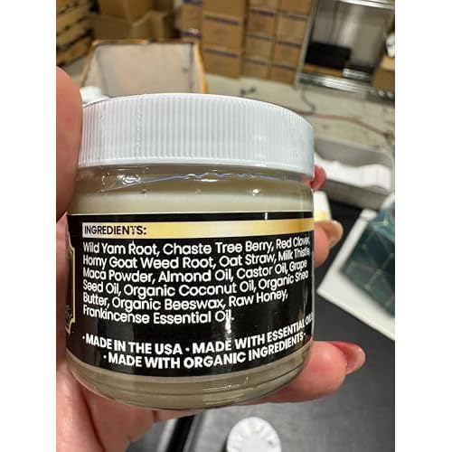 Genesis Solomon's Secret Men's Wild Yam Root Cream ? Organic Vitality Support, Non-Toxic Formula for Active Men ? Made in the USA, Safe & Gentle (2oz Jar)