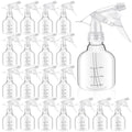 24 Pack 8 oz Clear Plastic Spray Bottles with Adjustable Nozzles