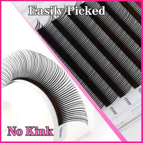 TDANCE Lash Spikes Matte Black 5D Spikes Lash Extensions Natural Look 5D Flower Eyelash Extensions for Professional Use Spikes Lashes(5D-Flower,D-0.07,10-17mm)