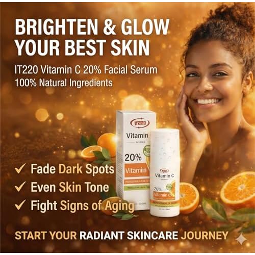 Vitamin C Face Serum - Anti Aging Serum with Hyaluronic Acid & Retinol - ITZZO