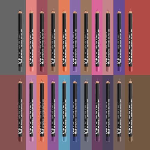 NYX Suede Matte Lip Liner - Long-Lasting Purple Pencil for Defined Lips