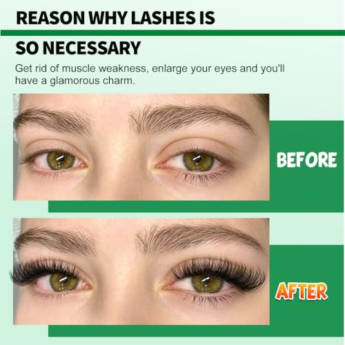Self Adhesive Lash Clusters 240 Pcs, No Glue Needed