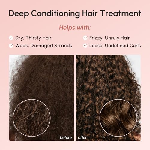 MAREE Deep Conditioning Hair Mask – Keratin & Coconut Oil, 10 fl oz