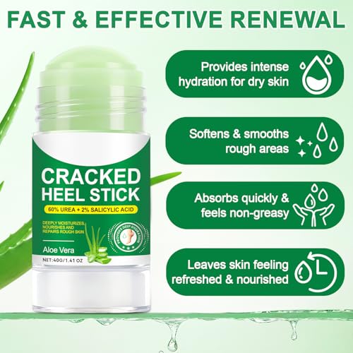 60% Urea Foot Care Stick with Salicylic Acid - Cracked Heels Relief