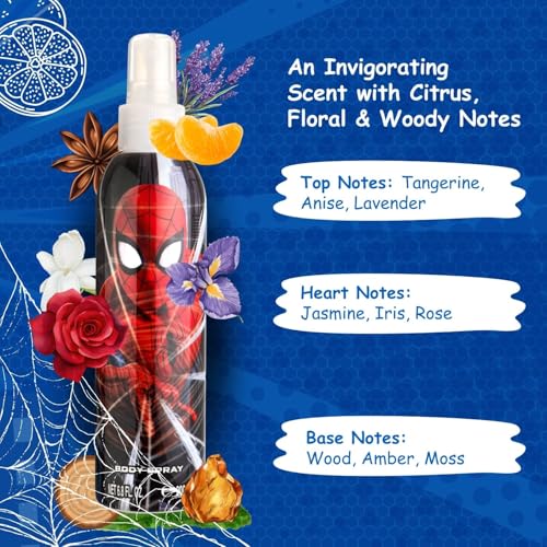 Spider-Man Cologne for Kids - 6.8 Fl Oz EDT Fragrance