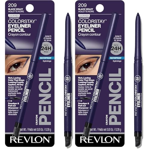 L.A. Girl Shady Slim Brow Pencil, Blackest Brown GB359 (Pack of 2)