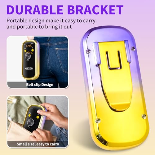 Professional Electric Nail Drill Kit 45000RPM with Bits and Base Yellow Portable Rechargeable Cordless Nail E- File Machine for Acrylic Gel Powder Nails and Manicure Pedicure Toenail Tool Set