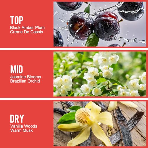LANIMPRESS 3 Fl Oz Hair & Body Fragrance Mist - Floral Fruit Scent with Amber & Vanilla, Travel Size Eau De Parfum for Women