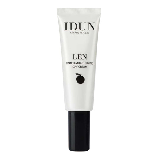 Idun Minerals - Len Tinted Day Cream - Infused With Vitamin E And C - Gentle On The Skin - Ideal For Sensitive And Dry Skin - Contains Nourishing And Moisturizing Oils - Light-Medium - 1.76 Oz