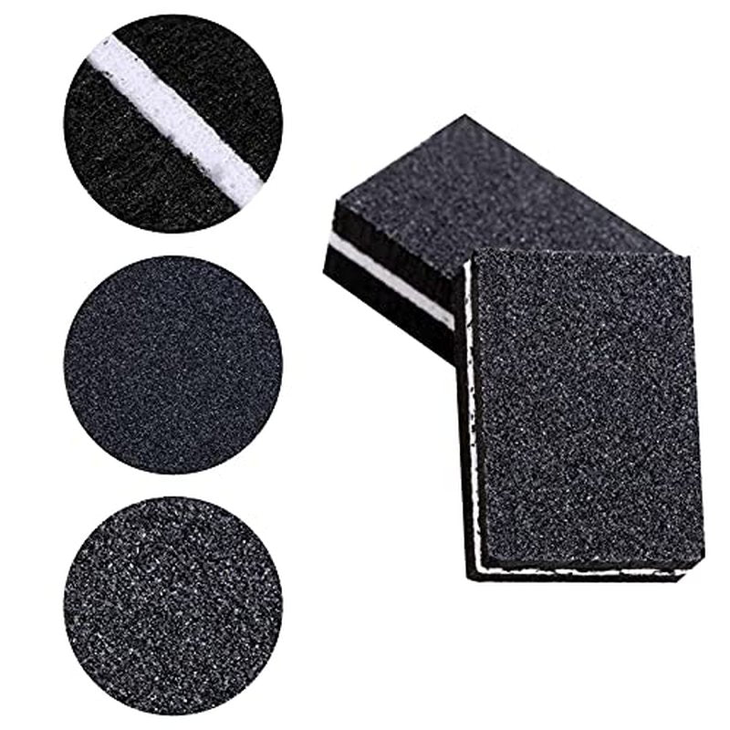 100Pcs Mini Nail Buffers 180/100 Grit - Portable Nail File