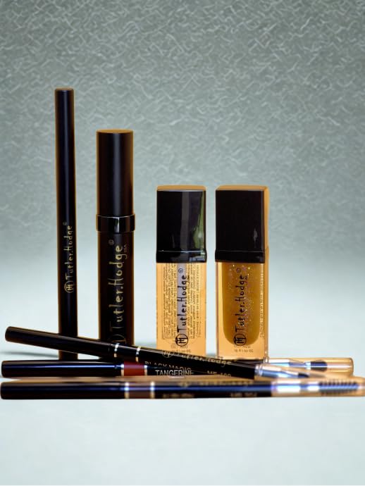 Retractable Waterproof Lip Liner Pencil with Dual Brush