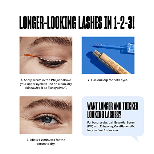 Babe Original Eyelash Serum for Natural, Fuller & Longer Looking Eyelashes - Lash Serum Hydrates Lashes for Lash, Brow & Lash Extensions - 4 ML