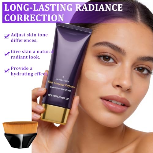 Body Makeup No-Transfer Concealer with Brush & Tattoo Patches