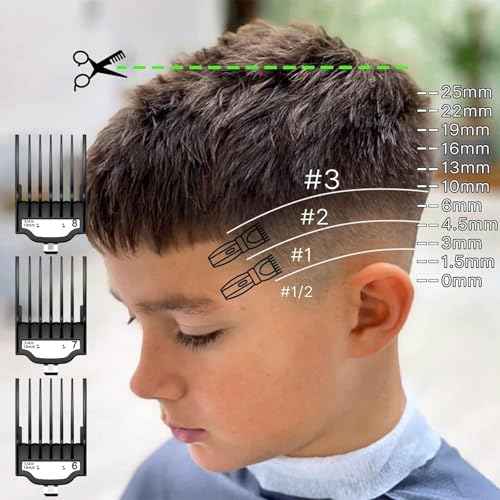 Compatible with Wahl Clipper Guards Set 10 Pack