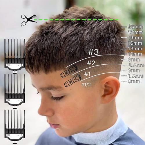 Wahl Clipper Guards Set 10pc Coded Cutting Guides 1/16"-1"