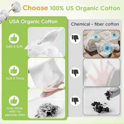 Classycoo XL Disposable Face Towel, 100% Cotton Ultra-Soft for Sensitive-Skin Facial Wipes Cleansing Towels, Odor-Free, Makeup Remover Cloths for Travel, Home Hand Dry Wipe(12 x 10 in, 50 Count)