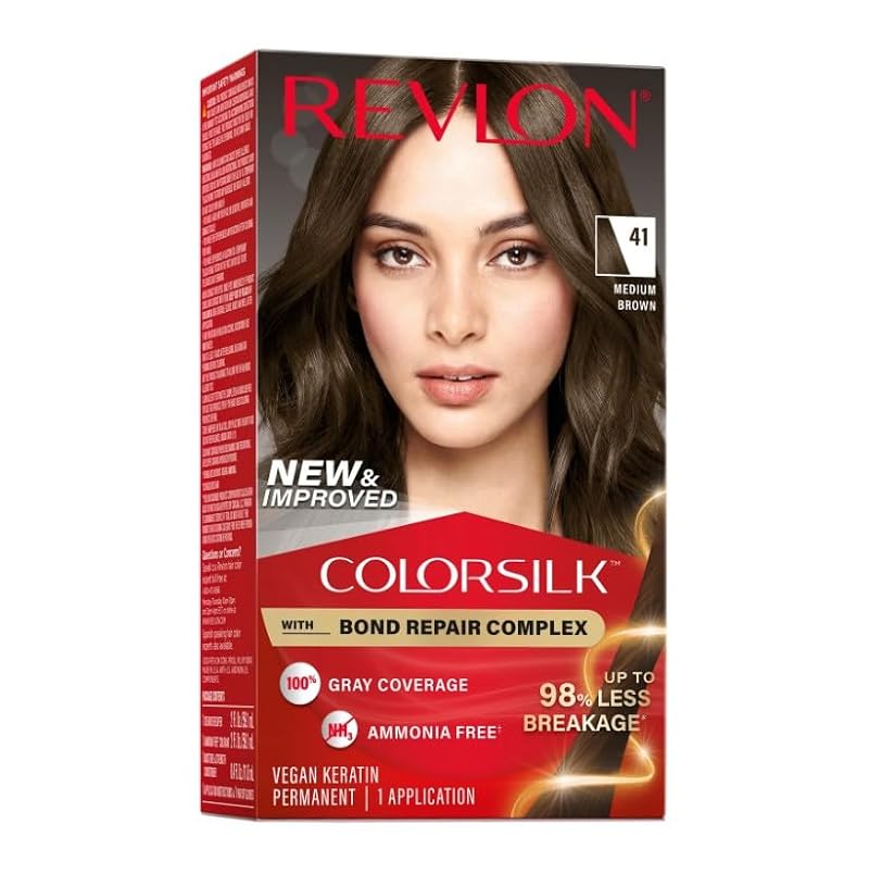 Revlon ColorSilk Medium Brown Hair Color Kit - 12 Pack